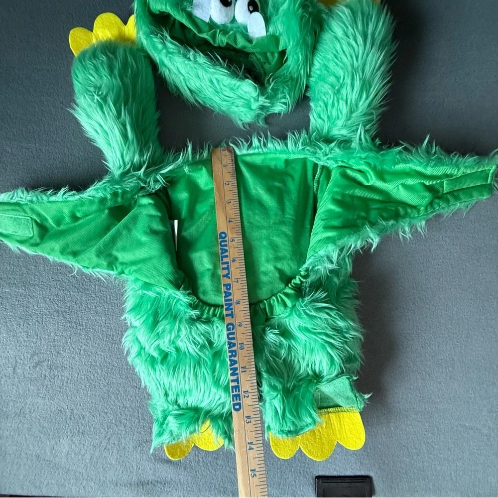 New‎ Green Monster Dog Costume with Horns thrills ands chills collection.